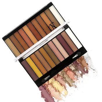 

ZD Brand Perfect Eyeshadow Palette 11 Color Nature Make Up Smoky Warm Matte Eye Shadow Cosmetics Set With Brush Oogschaduw F2067