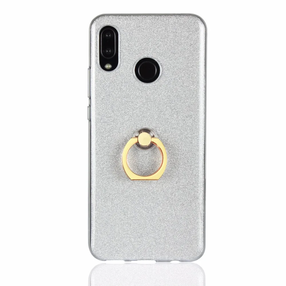 100 шт./лот блеск кольцо кронштейн ТПУ Жесткий Чехол для huawei P10 P10 lite P10 плюс P20 P20 lite p20 pro P30 lite Pro Чехол