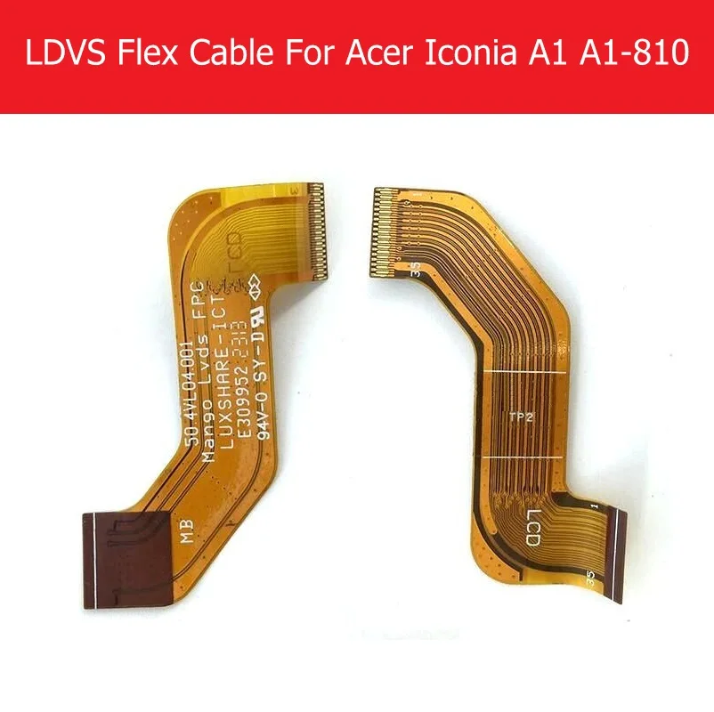 Натуральная ЖК-дисплей кабель LVDS Flex кабель для acer Iconia A1 A1-810 A1-811 ЖК-дисплей подключения материнской платы Flex ремонт замена ленты