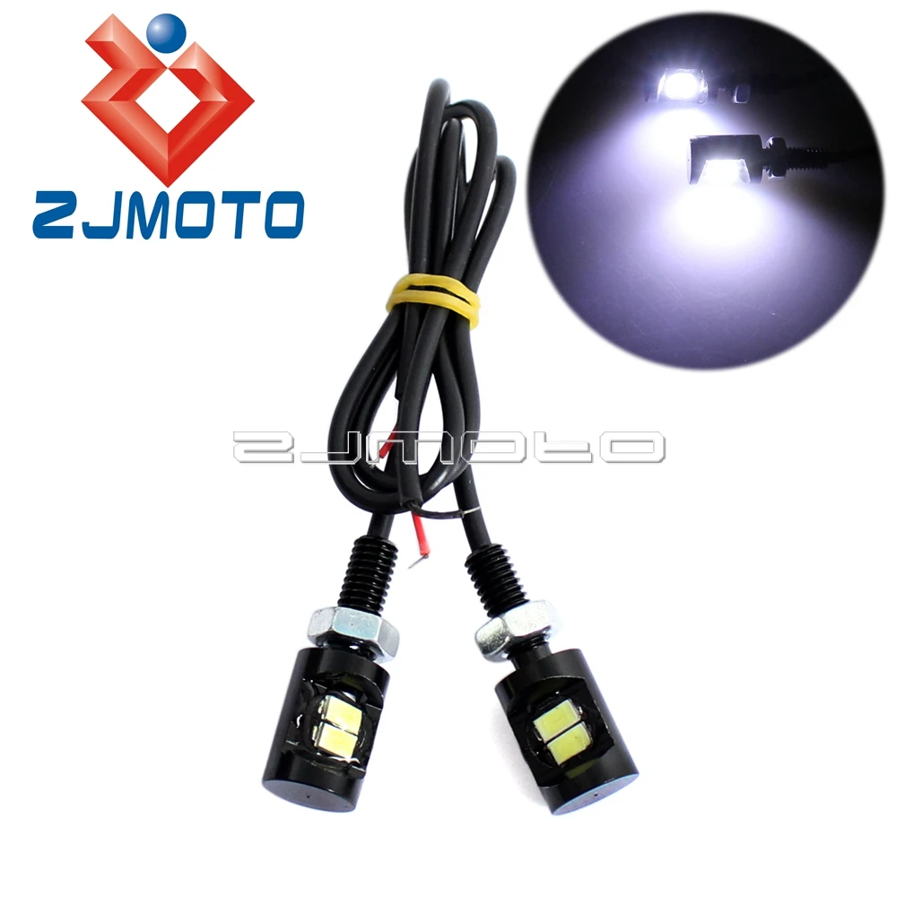 ZJMOTO 2x мотоциклетный фонарь для номерного знака БАГАЖНИКА АВТОМОБИЛЯ|light car|light