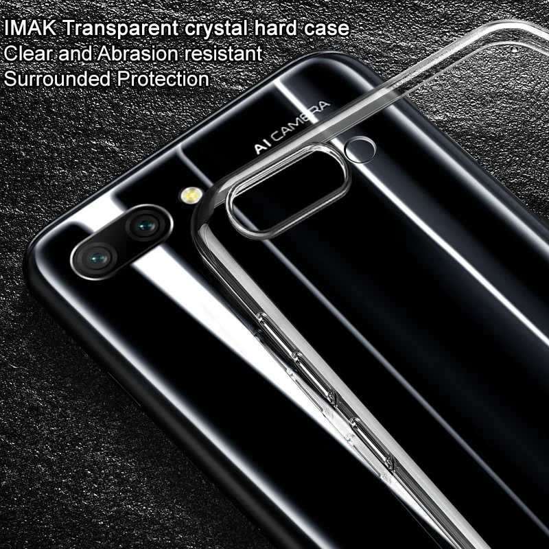 Для huawei Honor 10 чехол iMAK износостойкие PRO прозрачный Кристалл Жесткий телефона для