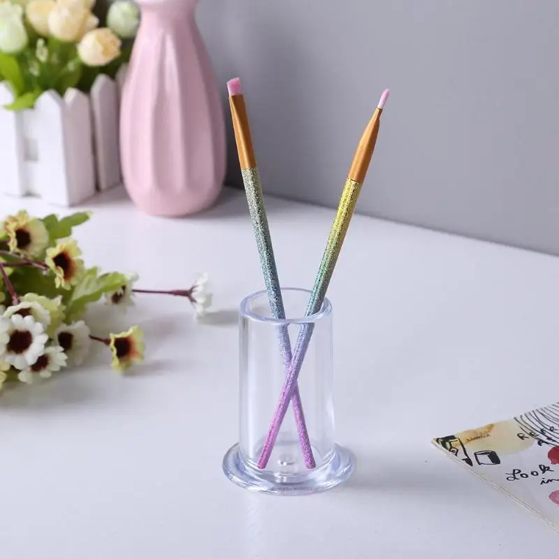 Кисти для ногтей держатель для хранения роспись ногтей Pen дело Организатор ведро трубки гвозди маникюрных инструментов