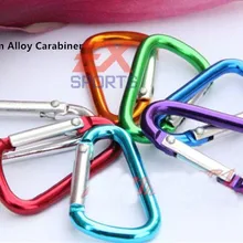 2000x Портативный клип смесь Цвет Алюминий сплава Карабин брелок Кемпинг клип Стретч карабином держатель