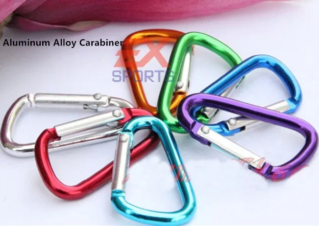 

2000X Portable Clip Mix Color Aluminum Alloy Carabiner Key Ring Camping Clip Stretch Snap Hook Holder Free Shipping Wholesale