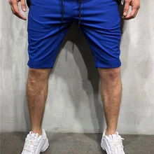 Мужская для спортзала шорты для фитнеса Бег Трусцой спортивные Свободные повседневные шорты для фитнеса Бодибилдинг спортивная одежда мужские укороченные шорты