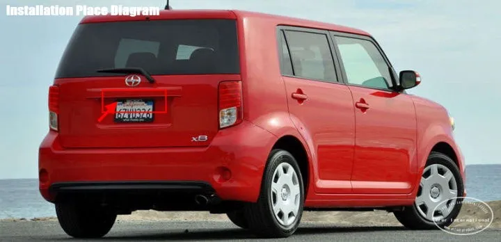 Liislee для Scion XB MK1 2003~ 2007 автоматическая машина для упаковки в Резервное копирование Камера+ 4," Цвет ЖК-дисплей монитор = 2 в 1 система парковки заднего вида