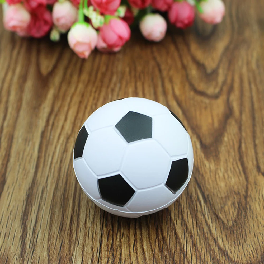 6CM Super Mini Football Stress Relief Toys Simulation Football Squishy