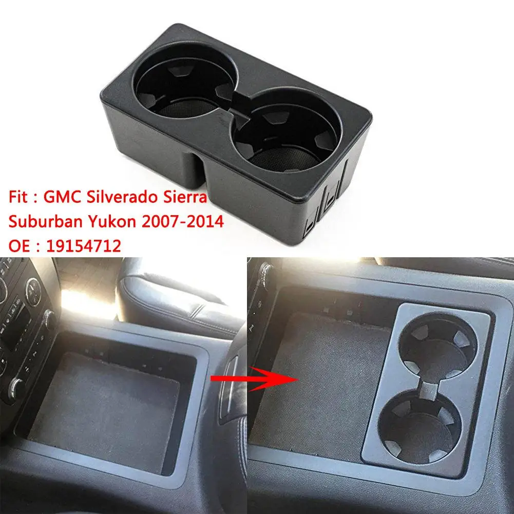 Отверстие автомобиль напольная консоль чашки держатель подходит для GMC Silverado Сьерра-пригородная Юкон 2007- OE 19154712 авто аксессуары