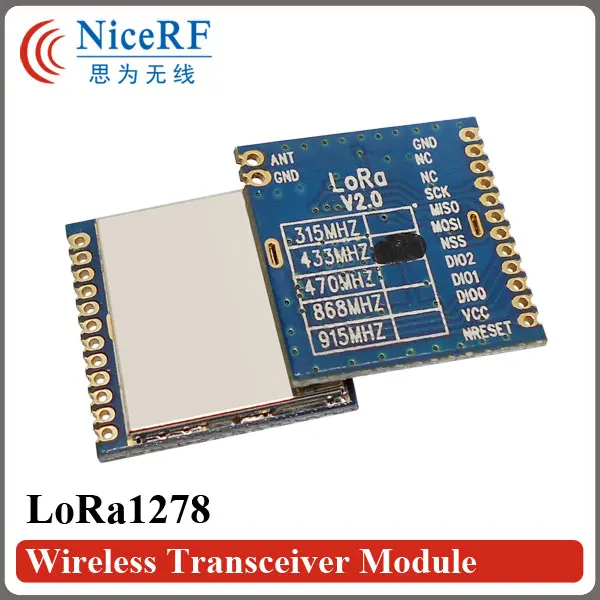 50 шт./лот) LoRa модуль 433 МГц 20dBm 4 км дальний RF модуль беспроводной передатчик и приемник модуль