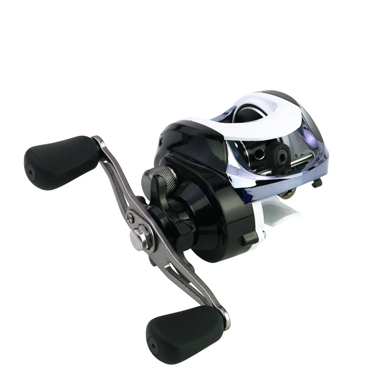 Professional High Speed 6.3:1 Gear Ratio Baitcasting Reel Fresh/Saltwater Magnetic Brake System Dripping Wheel - Цвет: Black