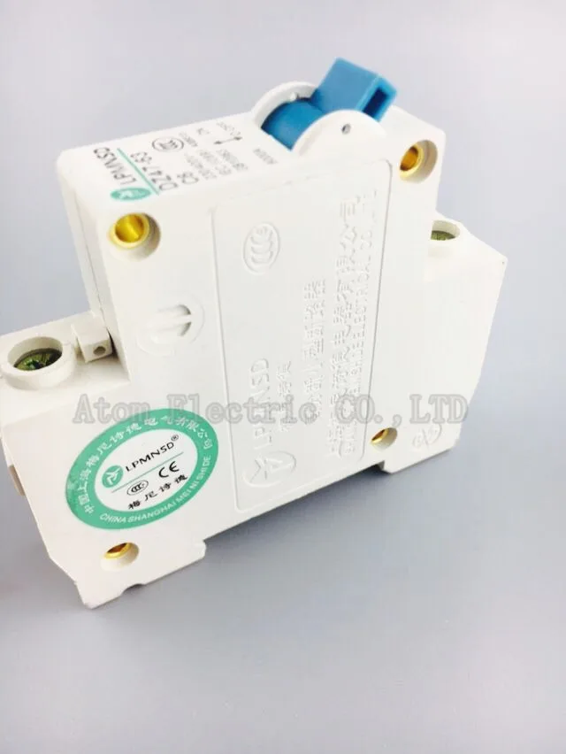 DZ47 1P 10A 230/400V ~ мини выключатель MCB C45 воздушный типа C|Автоматические выключатели| |