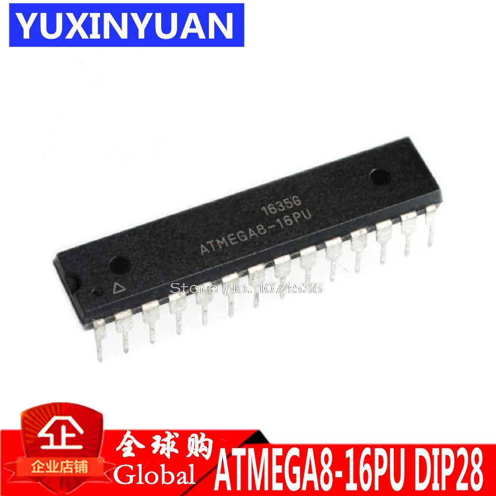 10PCS NEW IC ATMEL DIP-28 ATMEGA8-16PU