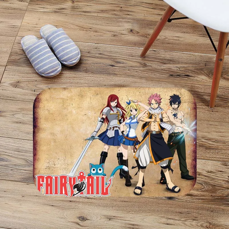 2 FAIRY TAIL коврик для входной двери Заказные банные ванная комната коврики Нескользящие коврики в простом стиле для гостиной, спальни, кухни, сплошные использования - Цвет: 2