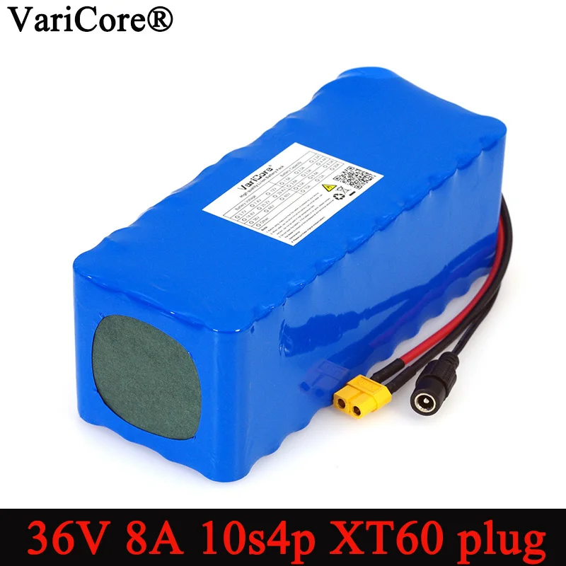 VariCore 36 V 8Ah 10S4P 18650 аккумуляторная батарея модифицированные велосипеды, электрический автомобиль 42 v баланс автомобиля с BMS резервного