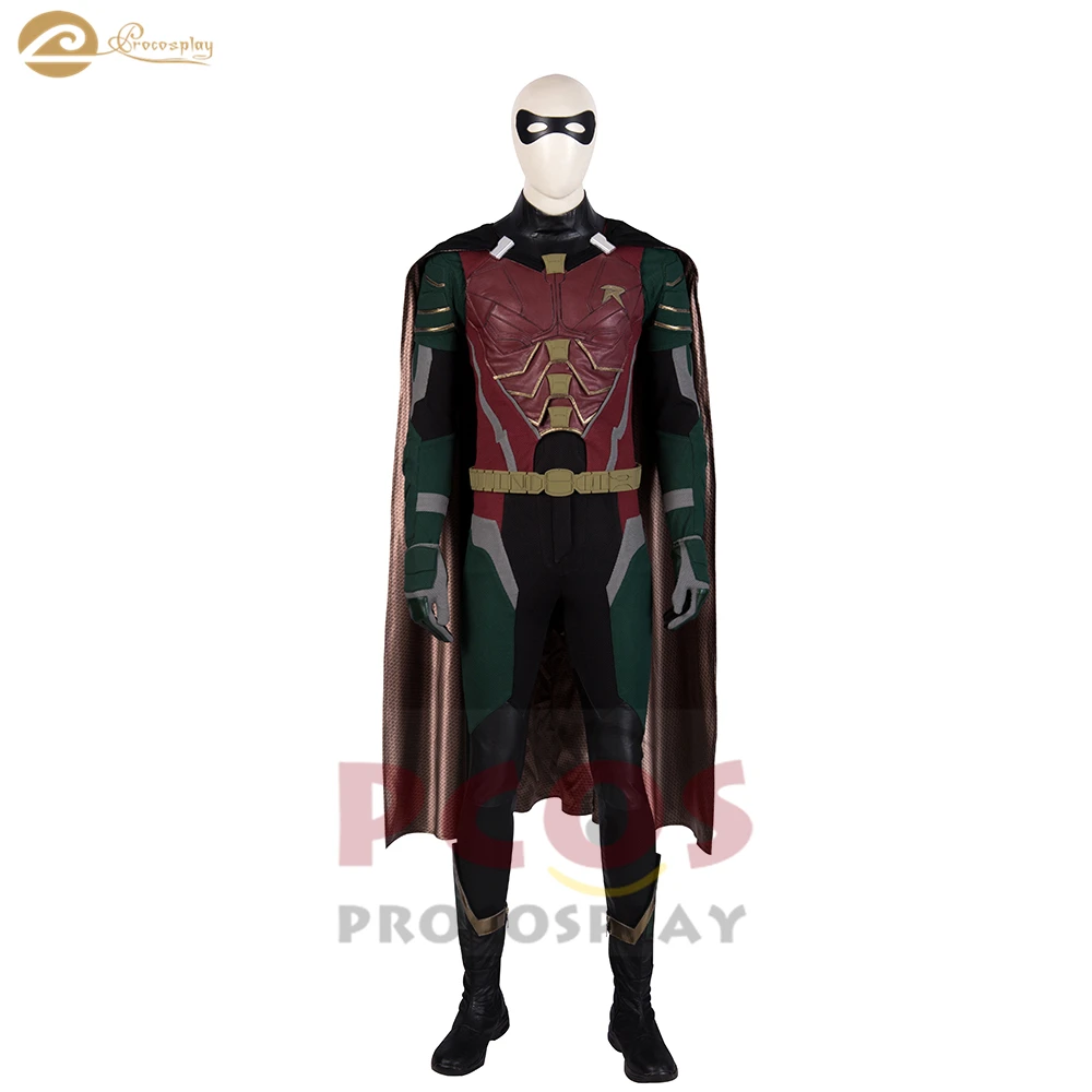 Procosplay ТВ серии Tltans Косплей Nightwing Dick Grayson 1th Robin Dick косплей костюм и ботинки mp004327