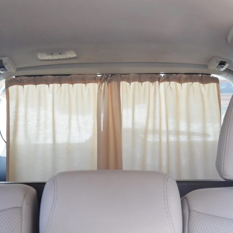 2Pcs Car Sun Shade For Side And Rear Window Car Sunshade Visor Protector Cover Blocks UV Rays Shield Curtain
