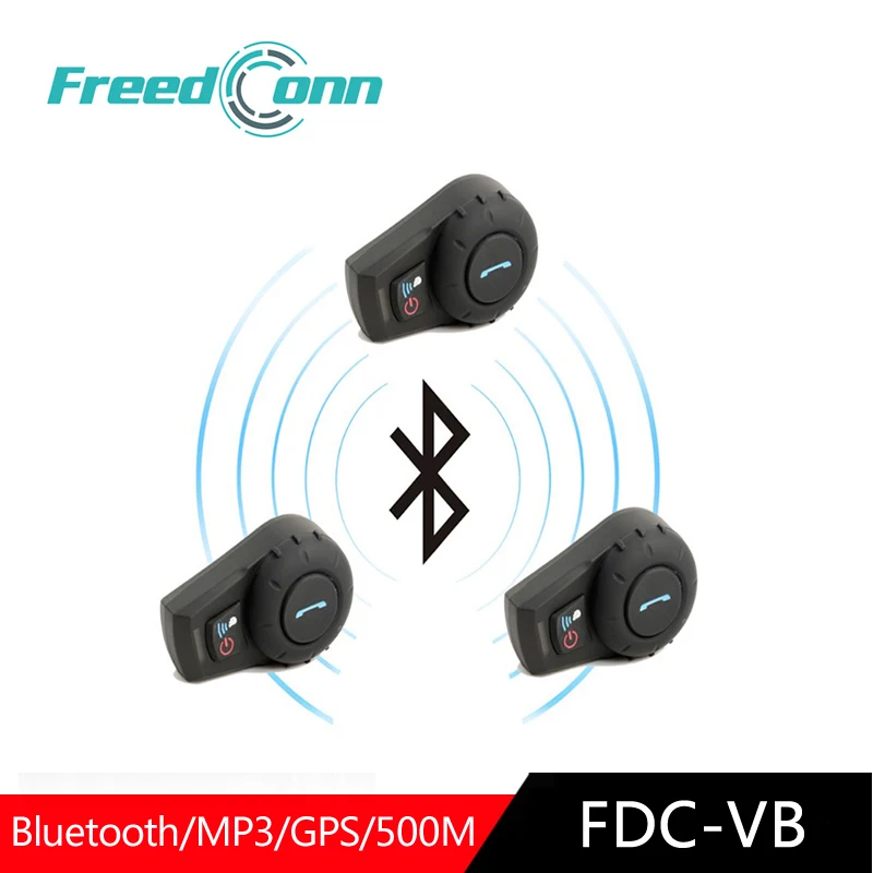 Bluetooth гарнитура FreeConn FDCVB FM радио GPS|Наушники для шлемов| |