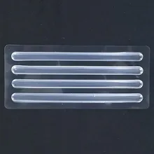 4 шт./упак. Новая мода силиконовая гелевая Подушечка для пяток протектор анатомический вкладыш для обуви стелька прозрачная