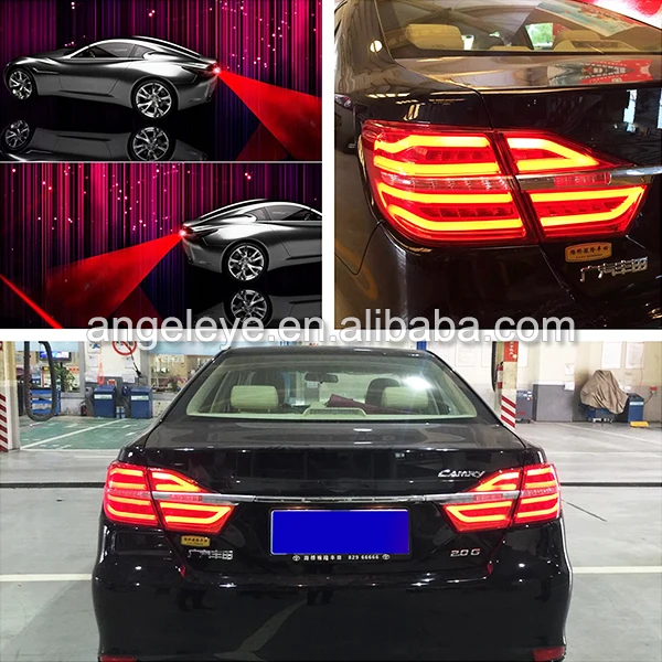 Для Toyota Camry LED Фонарь красного цвета с лазерной противотуманных фар- год bw