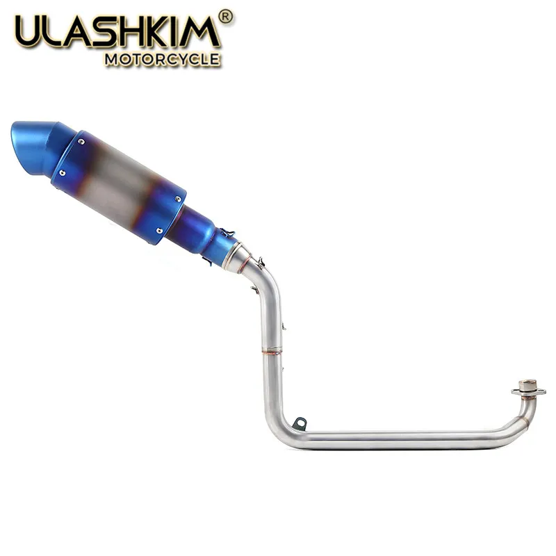 

MSX 125 Motorcycle Modified Exhaust Muffler Laser Marking stainless steel With DB Killer Connect Pipe FOR honda grom MSX125 M3