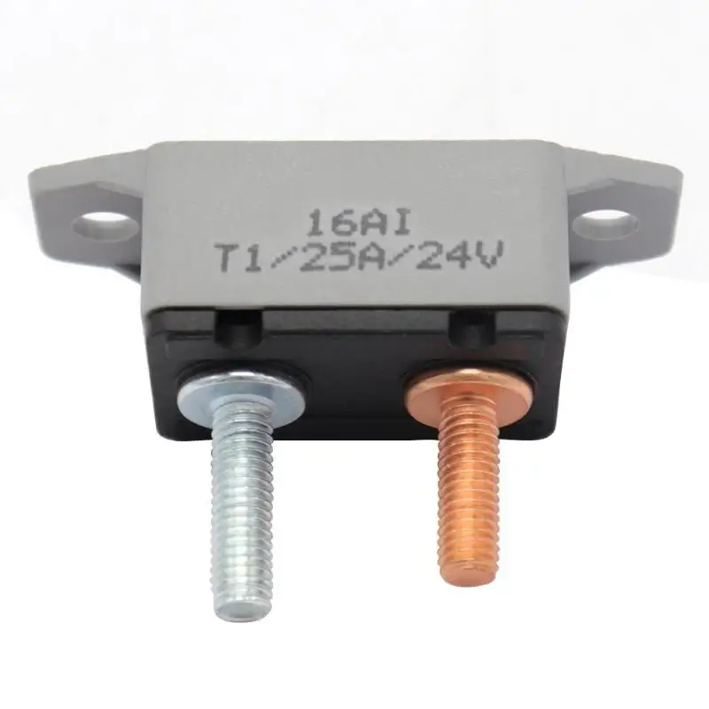 DC 12 V/24 V выключатель с красной крышкой автоматический сброс двойной предохранитель батареи - Цвет: Зеленый