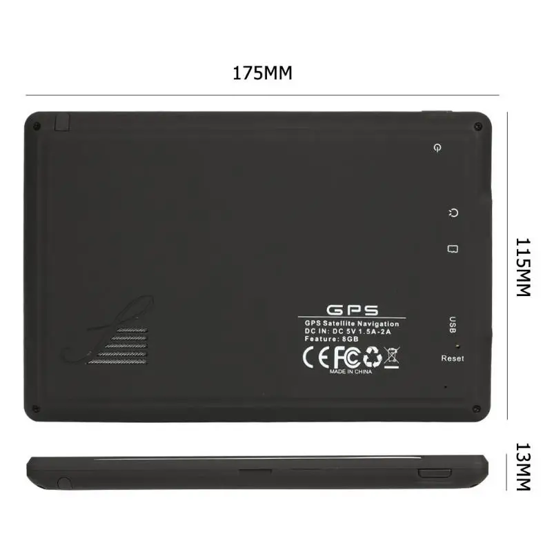 T600 7-дюймовый автомобильный gps Навигатор Автомобильный навигатор для грузовиков 256 м+ 8 Гб FM карта России в европейском и американском стиле Австралии Карты FM навигаторами