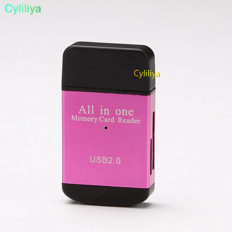 1000 шт. все в одном USB 2,0 Multi устройство чтения карт памяти Micro SD/TF M2 MMC SDHC MS Memory Stick Лидер продаж по всему миру