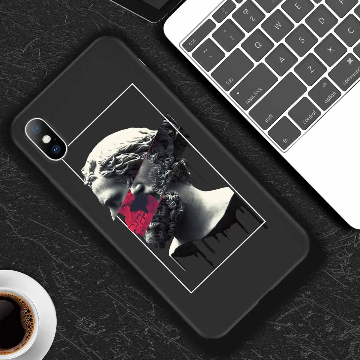 T7 Lovebay для iPhone 11 Pro Max 6 6s 7 8 Plus X XR XS Max 5 5S SE чехол для телефона с абстрактным рисунком статуя Мягкий ТПУ чехол для телефона iPhone X - Цвет: T7