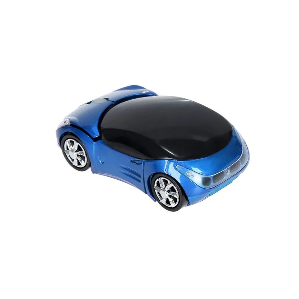 VOBERRY личность автомобиль форма стильный и уникальный беспроводной оптическая мышь для планшетного компьютера USB игры Эпатаж с sense мышь - Цвет: Blue