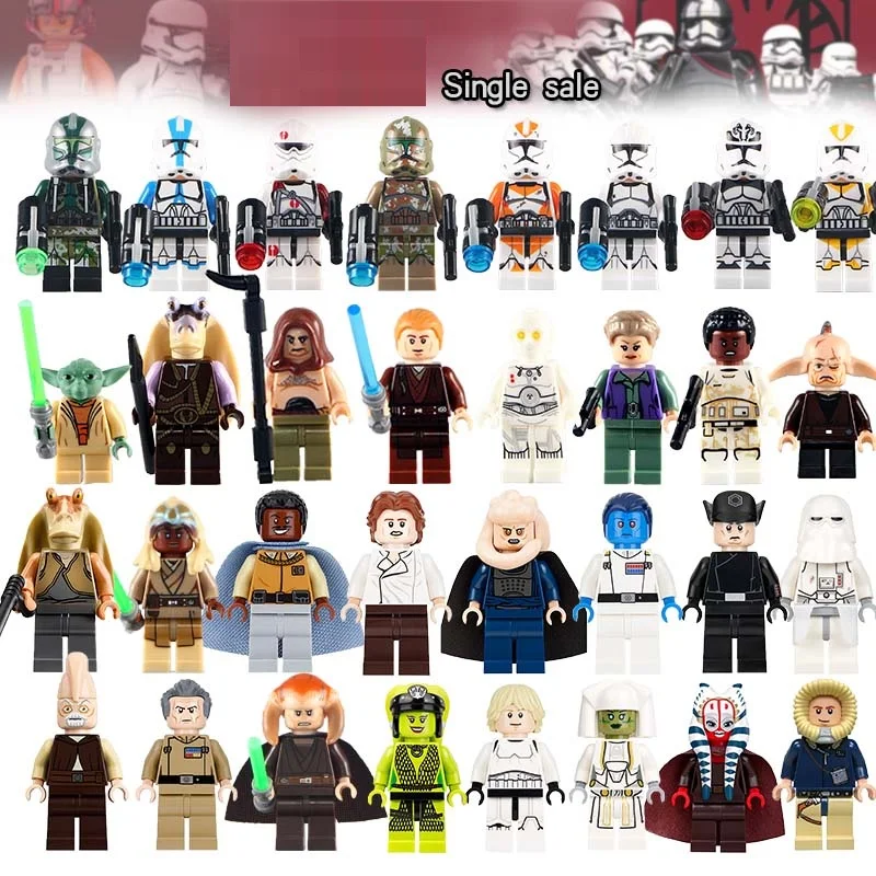 

Legoings Grand Admiral Thrawn Even Piell Han Solo Luke SkywalkerAction Bricks Kids DIY Toys Legoings Hobbies