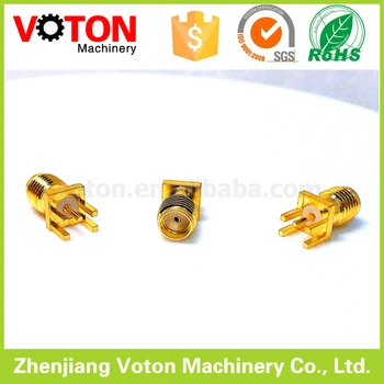 

Free shipping 100 piece SMA PCB edge connector Female Jack for 1.7mm PCB