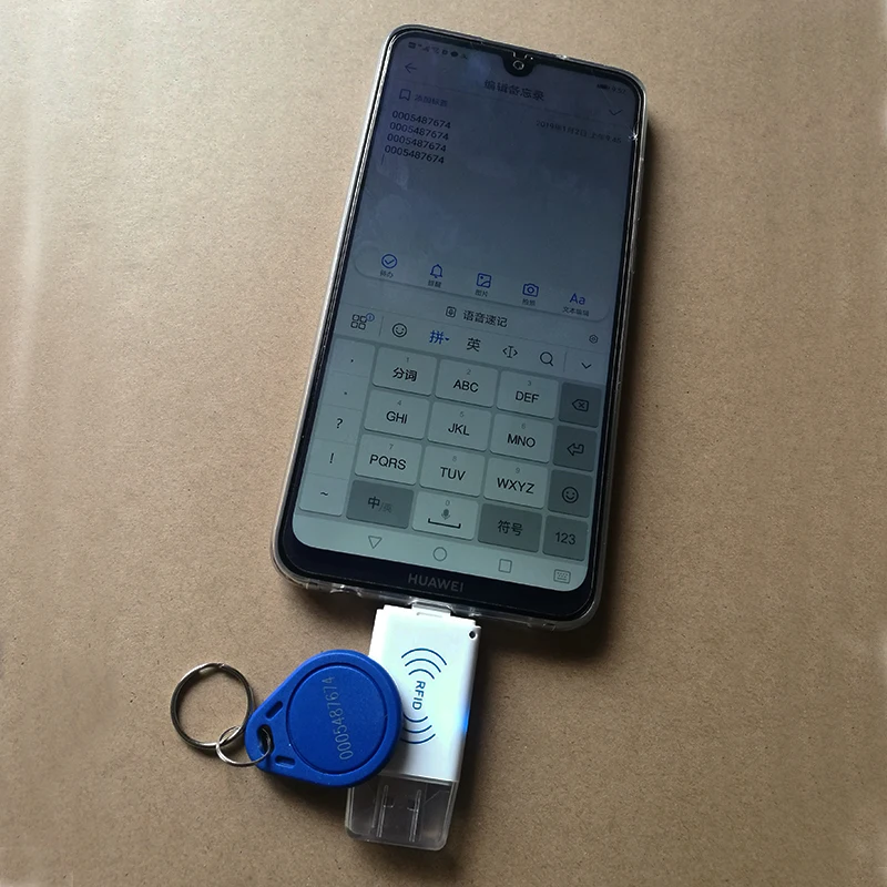 Мини портативный RFID 125 кГц близость смарт EM карта Micro USB ID кард-ридер Win8/Android/OTG смарт-телефон Android Rfid кард-ридер
