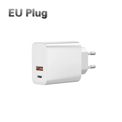 USB зарядное устройство для iPhone X Xr Xs Max 8 Plus Qc3.0 Быстрая зарядка PD usb type C зарядное устройство адаптер для huawei samsung Xiaomi EU US Plug - Тип штекера: EU Plug