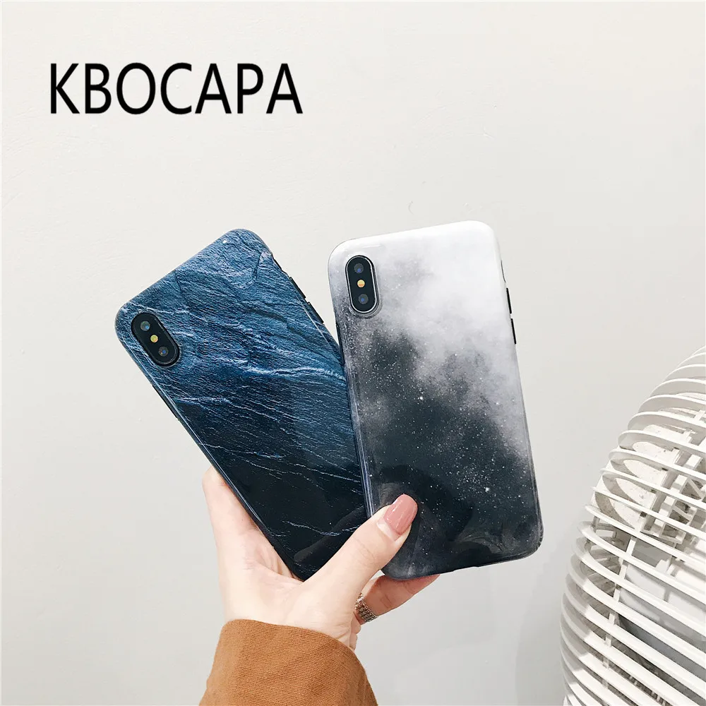 

For IPhone 7 Case Luxury Granite Texture Marble Phone Case for iPhone X XS Max XR 6S 6 7 8 Plus Cool Art Silicon Boy Back Cover