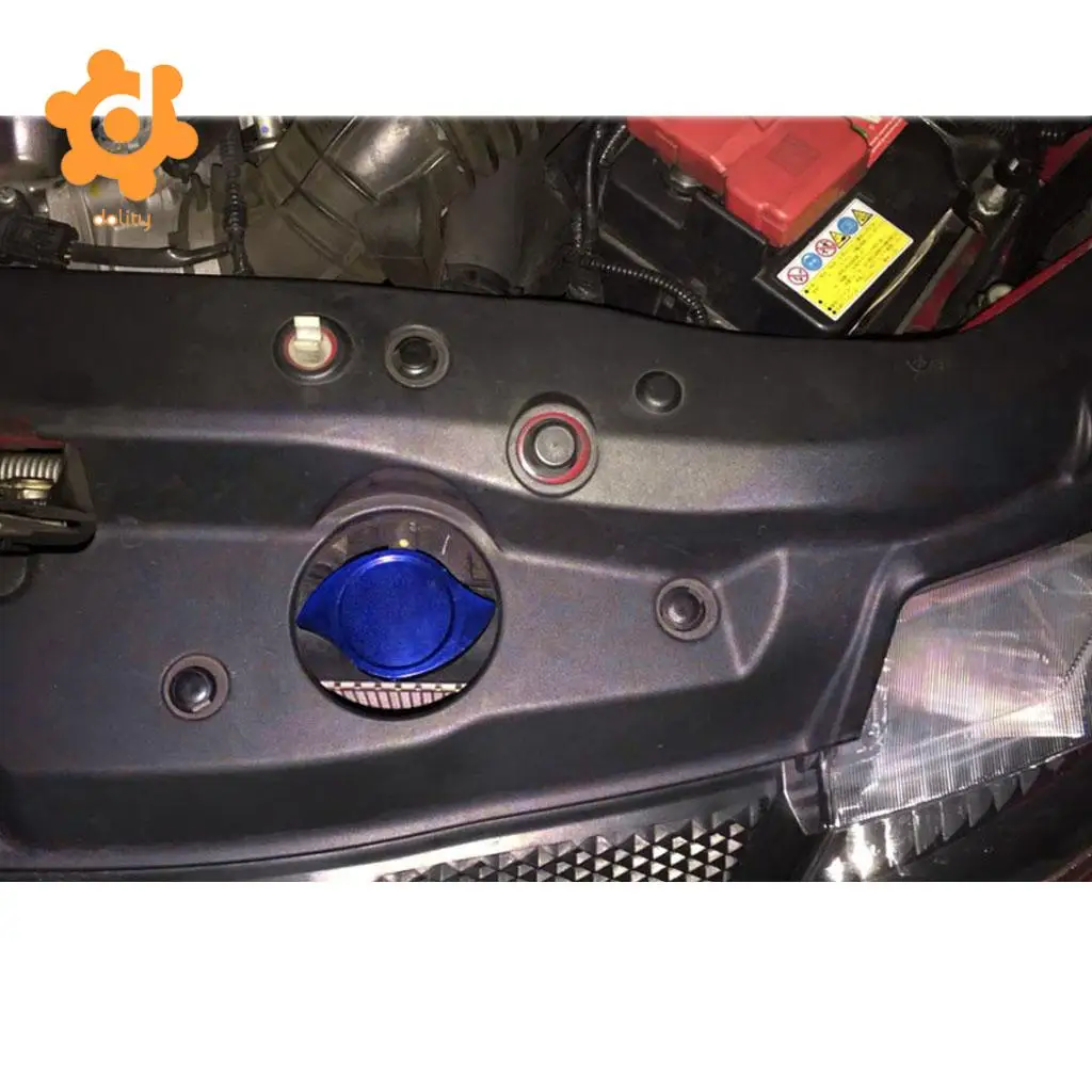 dolity Car Aluminum Alloy Oil Fuel Tank Cap Cover for   for Honda for Mazda for Kia