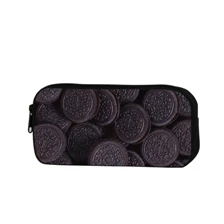 12 Children Pencil Bag Fashion Pen Pouch Double Zipper Pure And Fresh Flower Cosmetic Bags Office Stationery Canvas Pencil Case