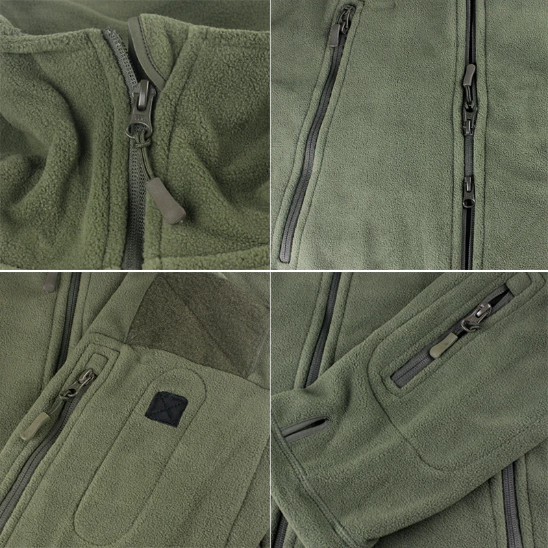 ReFire Gear тактическая армейская флисовая куртка для мужчин теплая утепленная