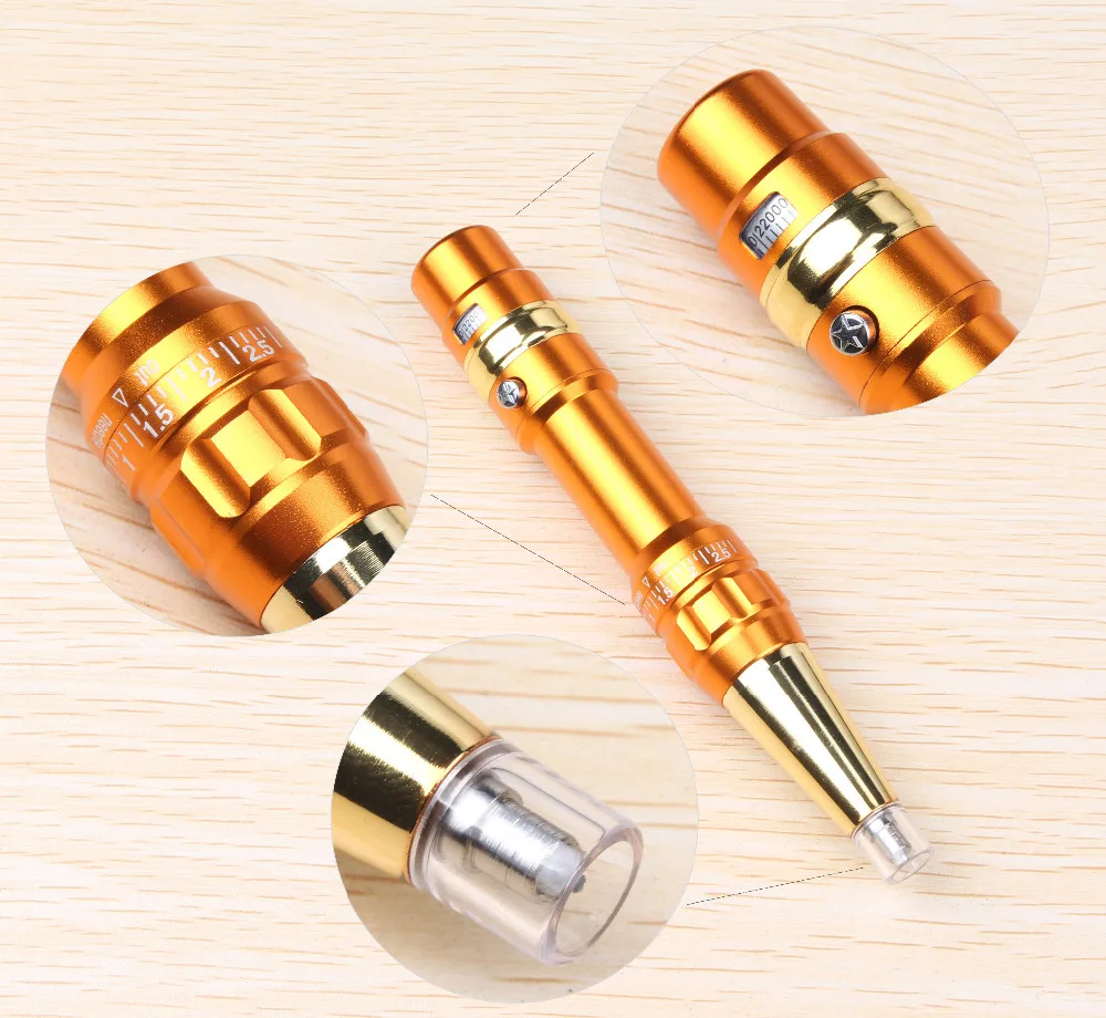 Electric Stainless Steel Tattoo Guns Permanent Makeup Machine Pen Kits With Accessories Cosmetic Set For Eyebrow Lips Make UP