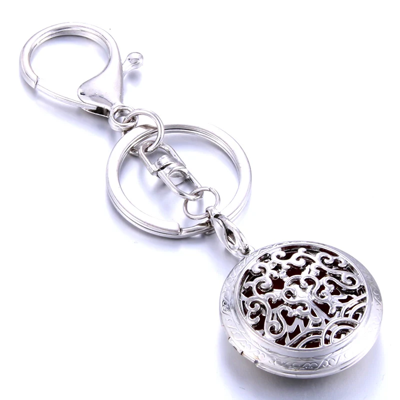 

Key chain aromatherapy jewelry decoration life tree love aromatherapy essential oil diffuser send a gasket DIY Jewelry Keychain
