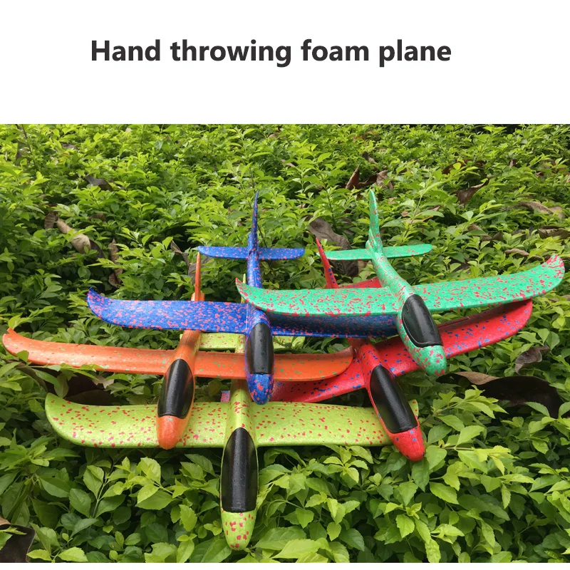 

48cm Big Hand Launch Throw Foam Palne EPP Airplane Model Plane Glider Aircraft Model Outdoor DIY Educational Toys For Children