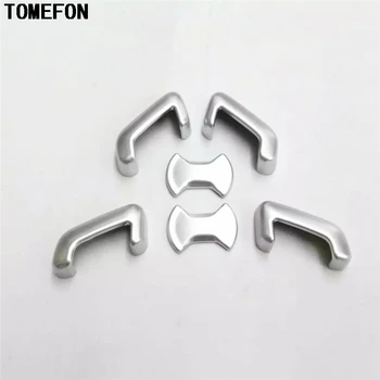 

For Volkswagen VW Tiguan Second Generation 2017 2018 ABS Matte Or Carbon Fiber Seat Adjustment Switch Knob Cover Trim 6pcs