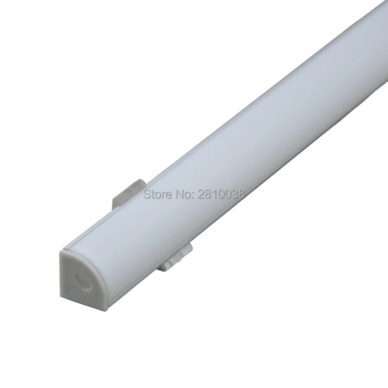 10 Sets/Lot 60 Degree cornered Aluminium led profile AL6063 Led aluminum profile led strip light for kitchen Cabinet lighting