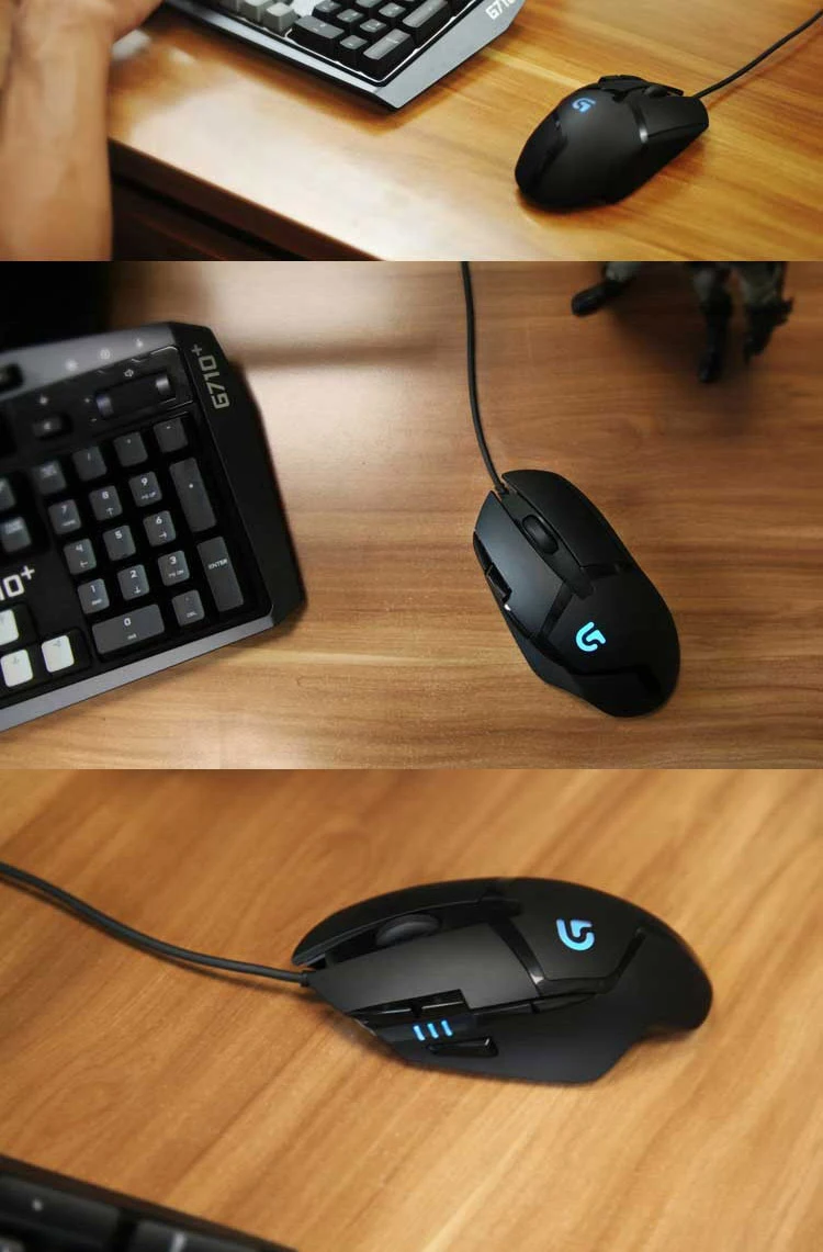 Оригинальная игровая мышь gitech G402 Hyperion Fury FPS с высокоскоростным двигателем Fusion для ПК ноутбука