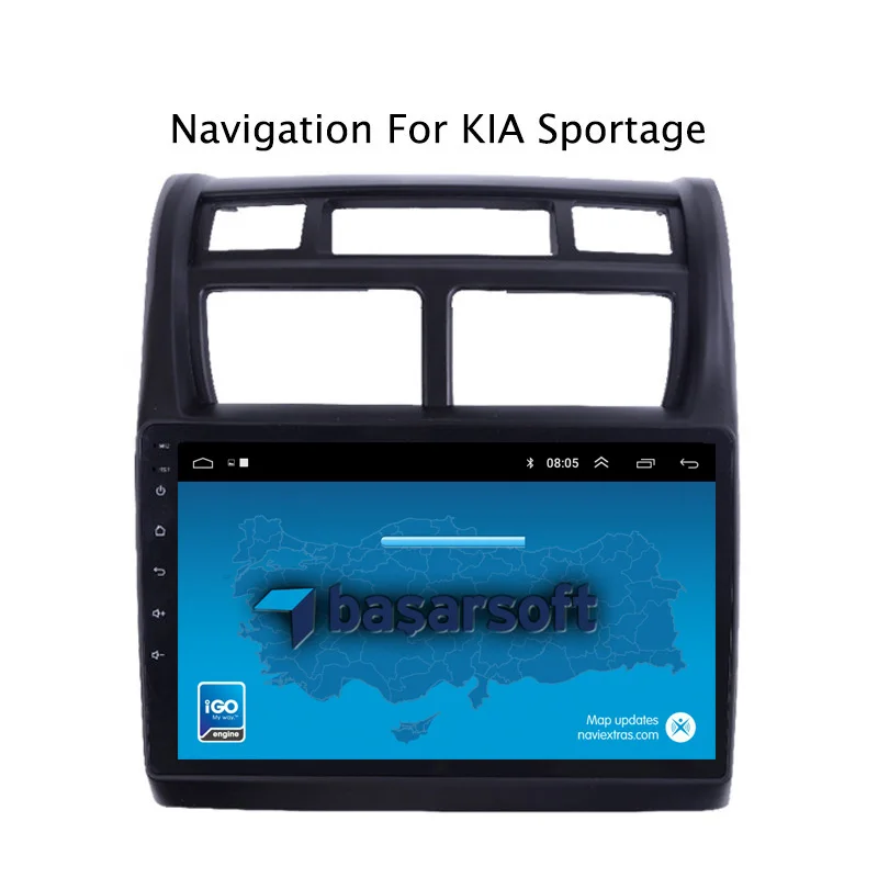 Clearance 9" 2.5D Android 8.1 Car DVD GPS For Kia Sportage 2007 2008 2009 2010 2011-2013 Car Radio Stereo Head Unit with Navigation 4