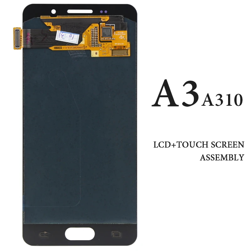 

1PCS Quality assurance Super AMOLED Display for Samsung Galaxy A3 2016 A310 A310F lcd phone replacement Compatible