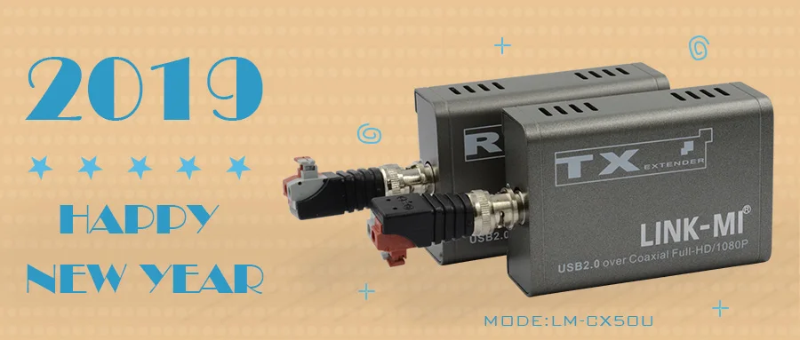 LINK-MI LM-CX50U 50 метров USB2.0 Extender Максимальное разрешение 1080P@ 60Hz максимальное расстояние может быть до 50 метров