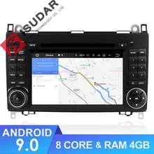 Isudar Auto Multimedia Player 2 din Android 9 Sistema Stereo Per Mercedes/Benz/Sprinter/W169/B200 /B-class Car DVD Radio GPS DSP FM