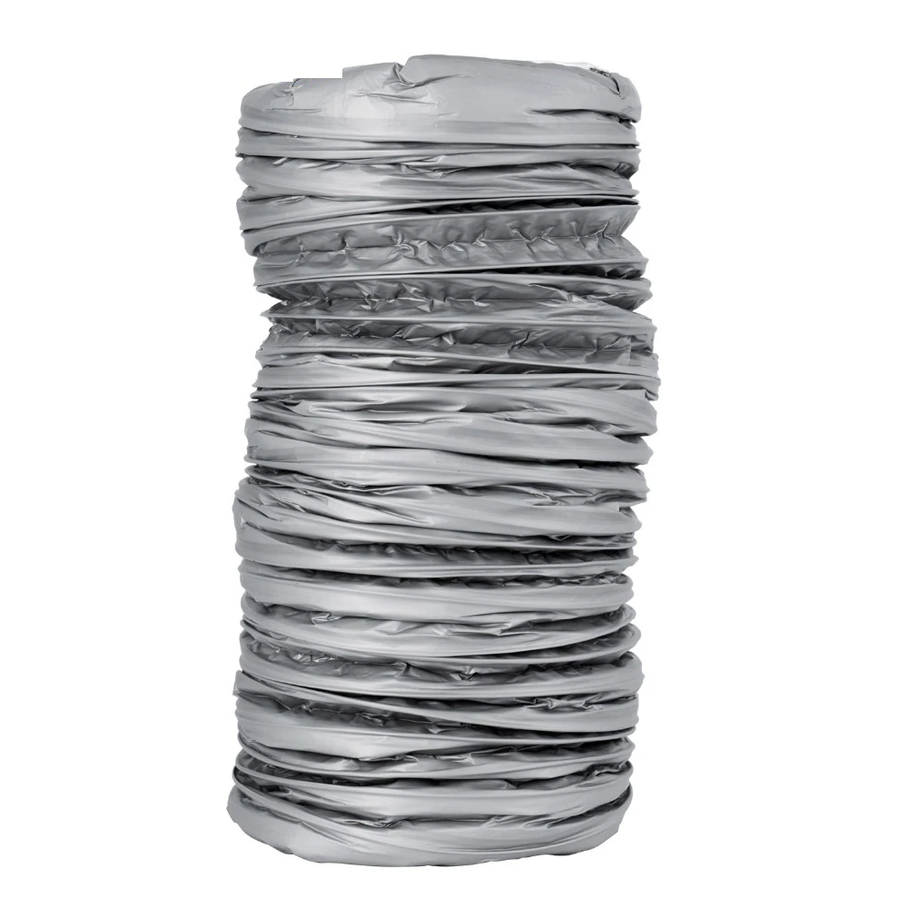4-8 дюймов домашний воздуховод глушитель низкий уровень шума Гибкая Вентиляция шланг-изолированный алюминиевый стекловолокно воздухопроводная труба для кондиционера