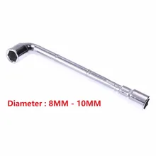 Мини угол простой гаечный ключ слайдер с шестиугольным винтом внутри 8 мм/10 мм для автомобиля колесный Ключ Аварийный