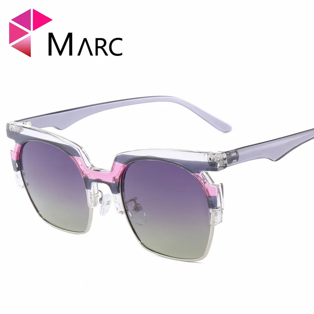 Марка UV400 новые женские мужские очки дизайнерские солнцезащитные очки Oculos модные белые пластиковые зеркальные очки